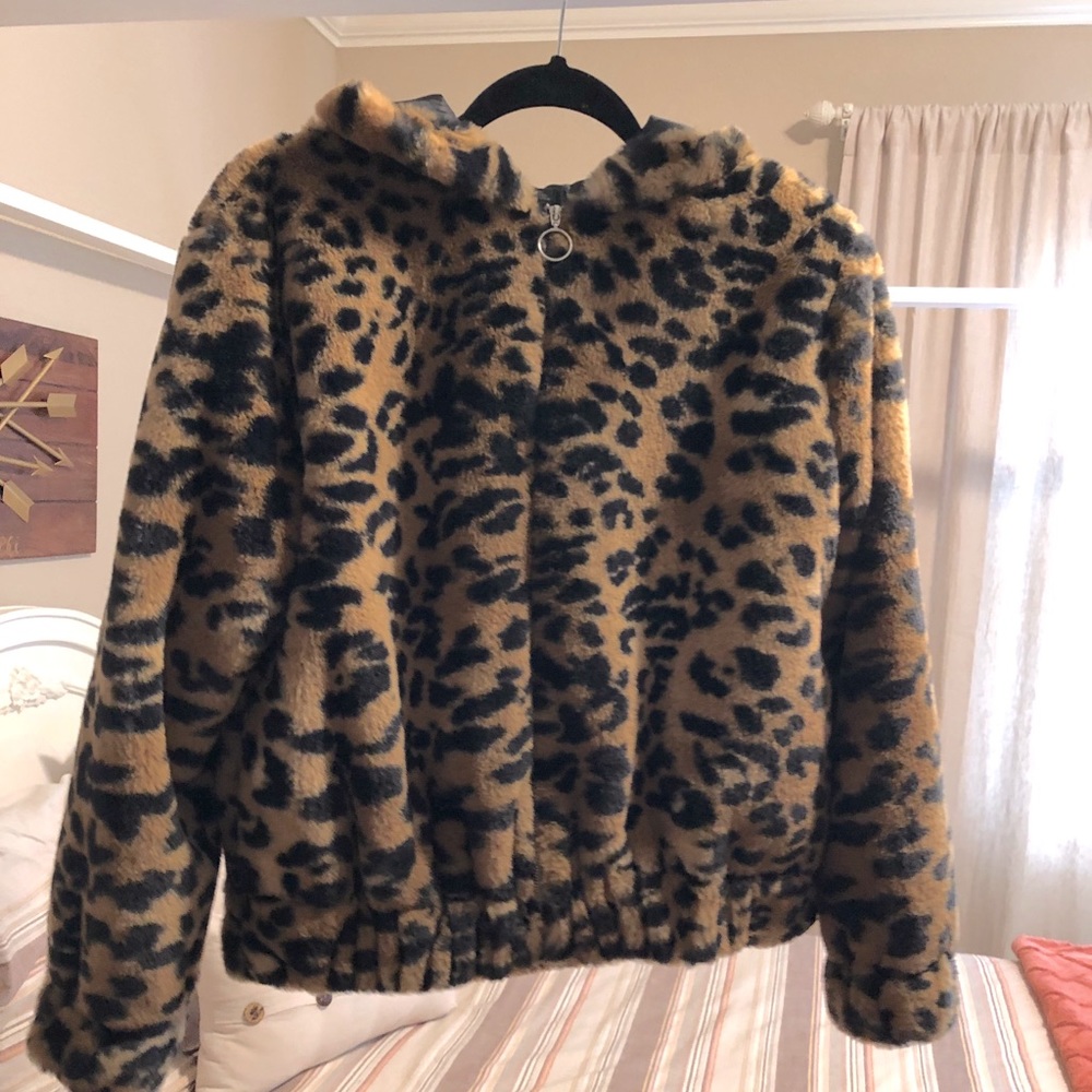 Leopard print jacket